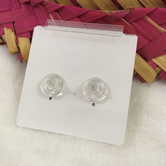 Ruby Silver alike Stud Drop - Picture 2 of 3